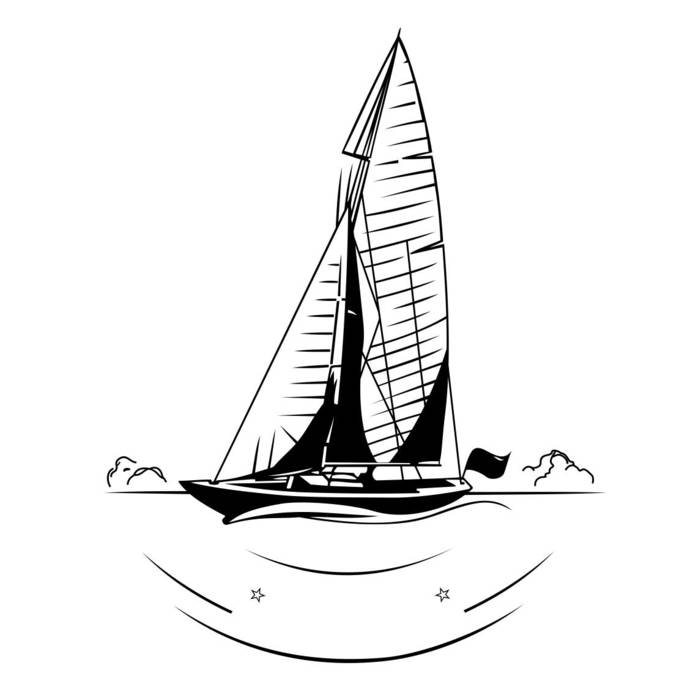 690x690 Sailing Boat Ship Graphics Dxf Png