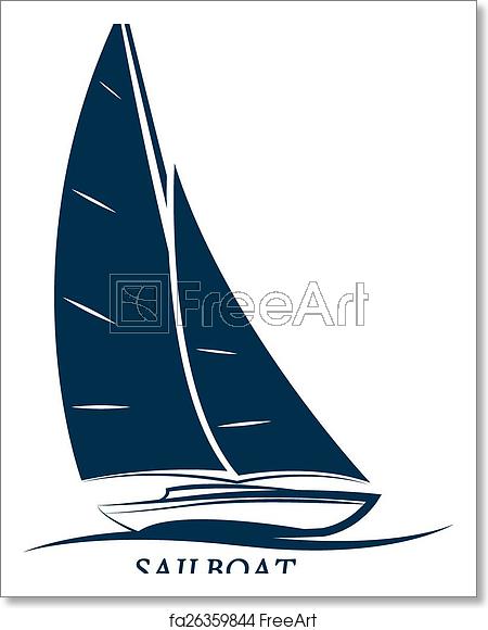 450x580 Free Art Print Of Sailboats Vector Sailing Boats Vector