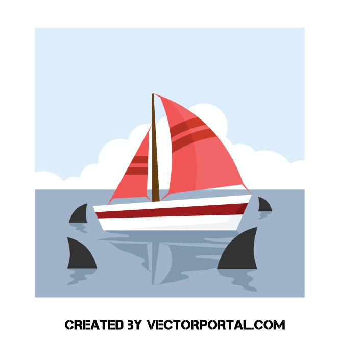 660x660 Yacht Boat Vector Graphic
