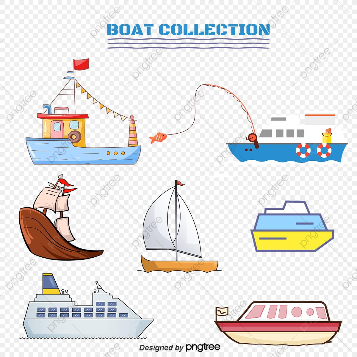 1200x1200 Cartoon Boat Vector, Overlooking Ship, Tourism, Travel Tools Png