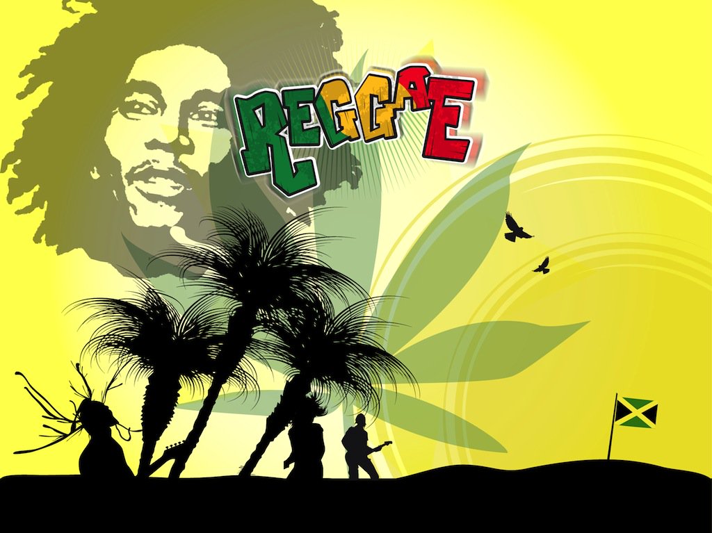 1024x767 Bob Marley Poster Vector Art Graphics