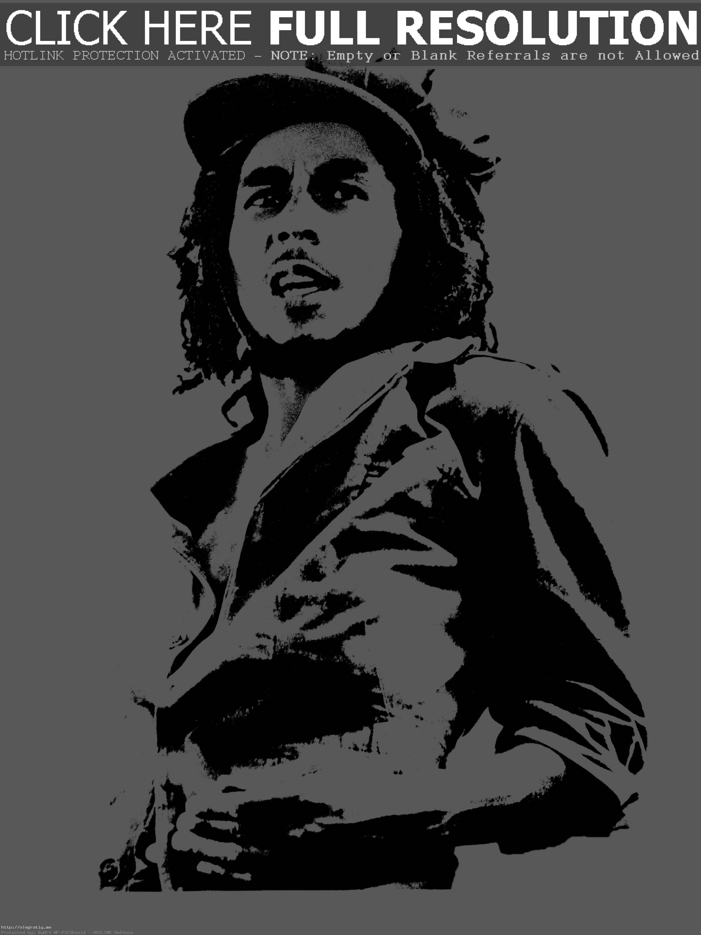 2400x3200 Bob Marley Clipart