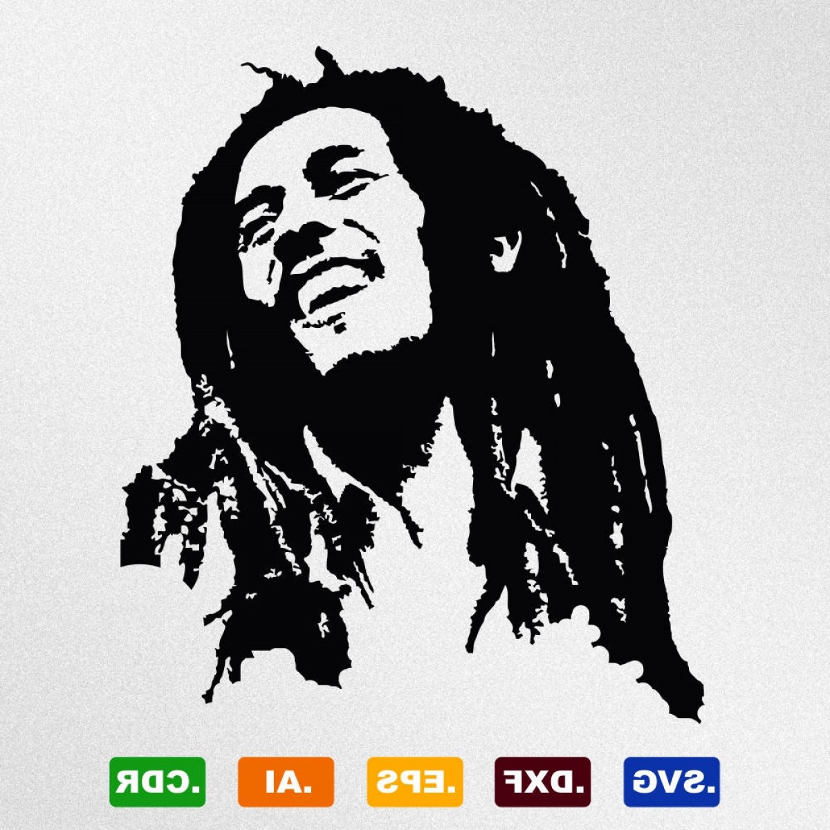 Bob Marley Silhouette Vector At Vectorified.com 