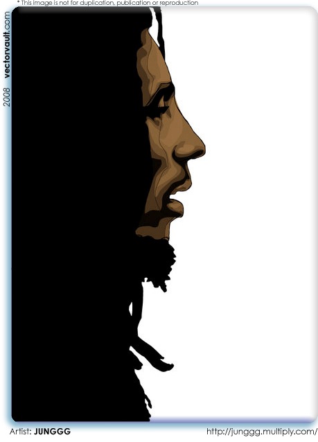 459x638 Vector Portrait Bob Marley Vectorvault