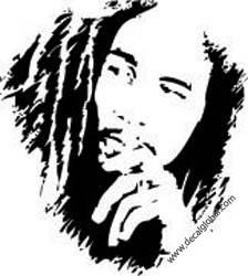 224x250 Bob Marley Marley Project Silhouette Art, Stencil Art, Bob Marley