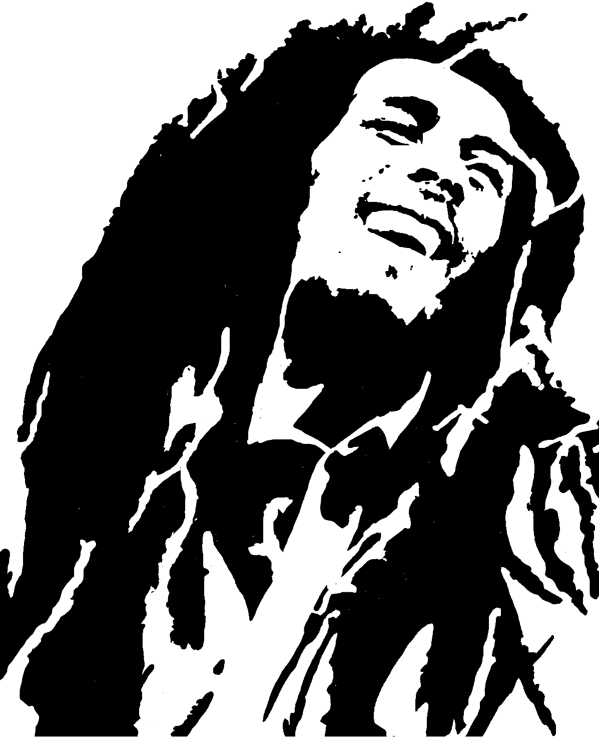 1197x1471 Bob Marley Cross Stitch Stencil Art, Silhouette Clip Art