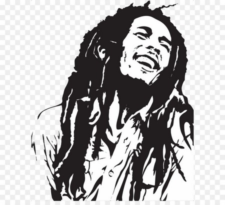 450x410 Bob Marley Png
