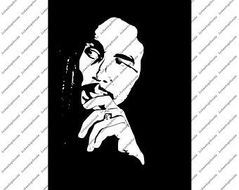 340x270 Bob Marley Vector Etsy