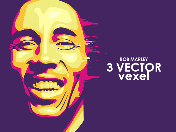 600x450 Free Download Bob Marley Vector Vexel