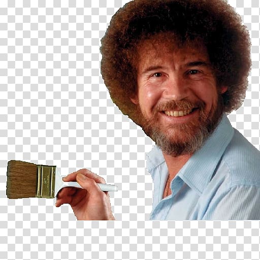 512x512 Man Holding Paint Brush, Bob Ross More Of The Joy Of Painting