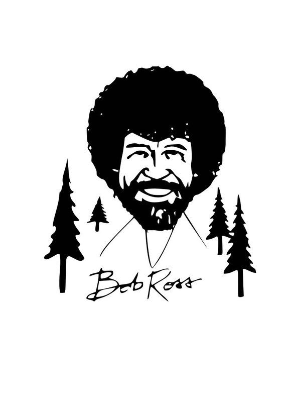 Bob Ross Vector at Vectorified.com | Collection of Bob Ross Vector free ...