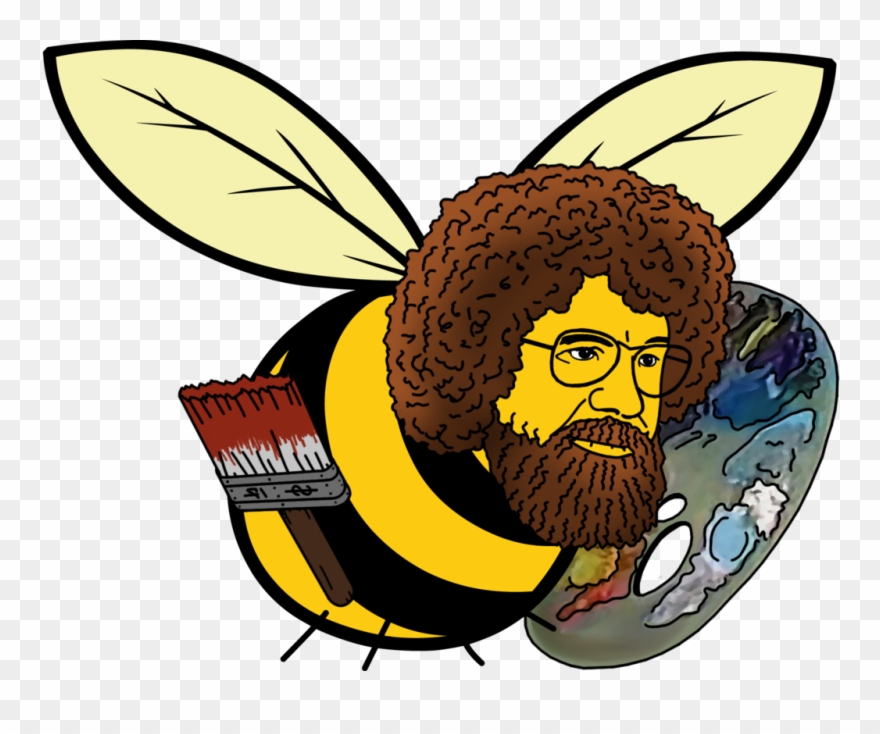 880x734 Til There Is A Bob Ross Bee