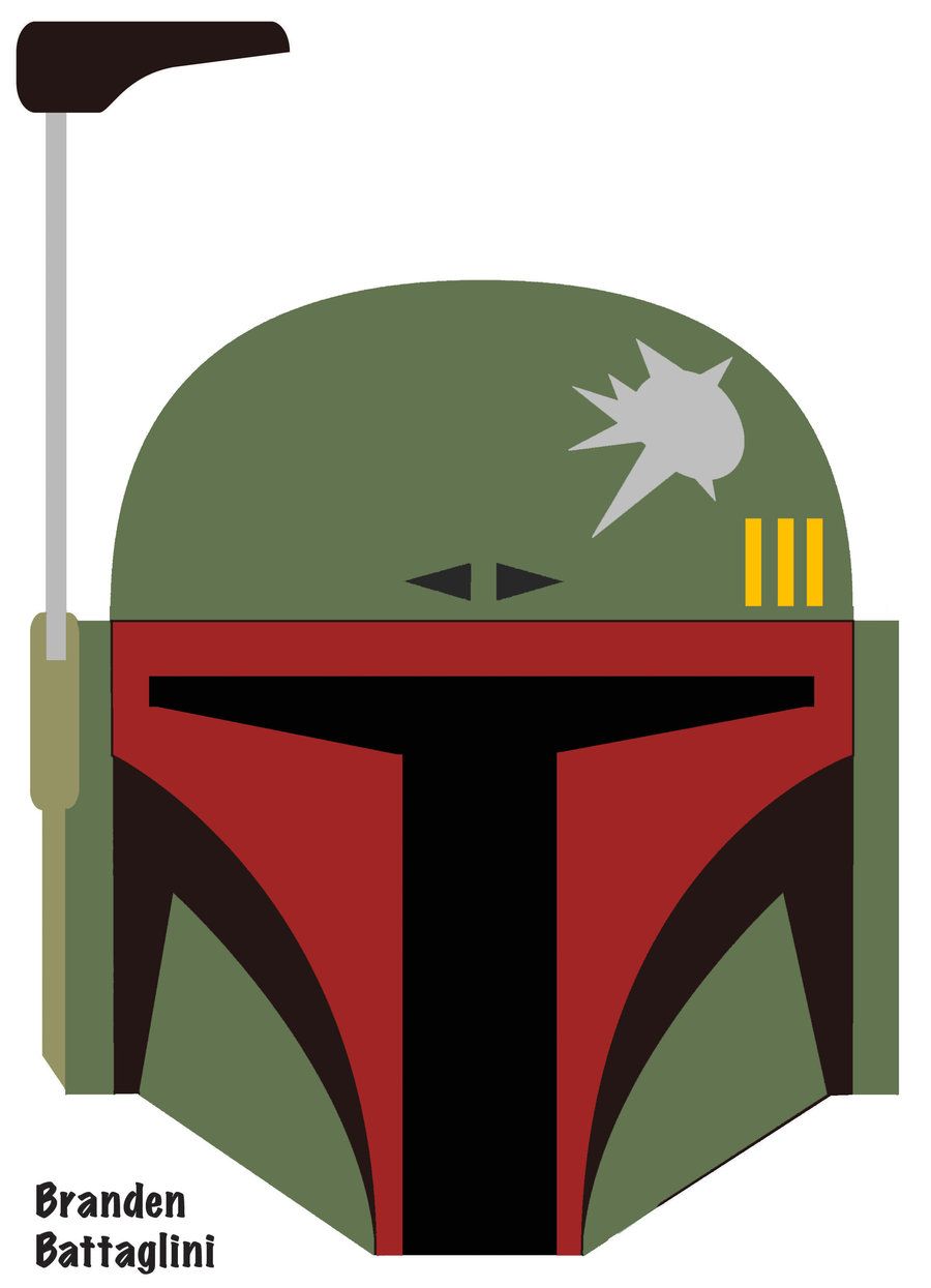 Boba Fett Helmet Vector at Vectorified.com | Collection of Boba Fett ...