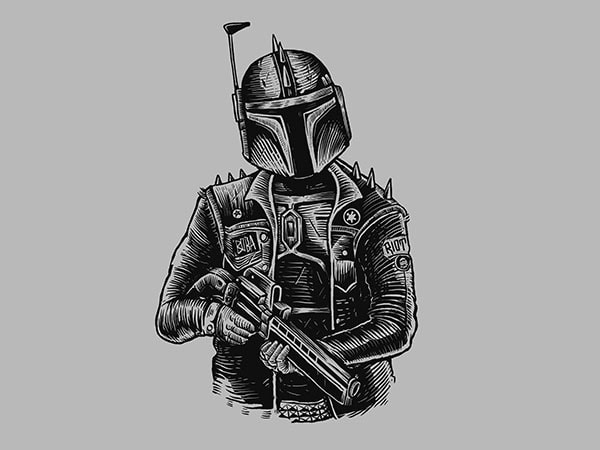 Boba Punk Vector T Shirt Design 600x450 Boba Punk Vector T Shirt Design