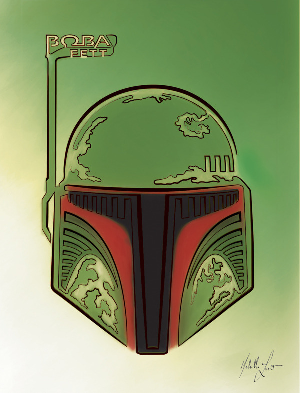 Tiefighters Boba Fett Vector Poster Created 600x785 Tiefighters Boba Fett Vector Poster Created