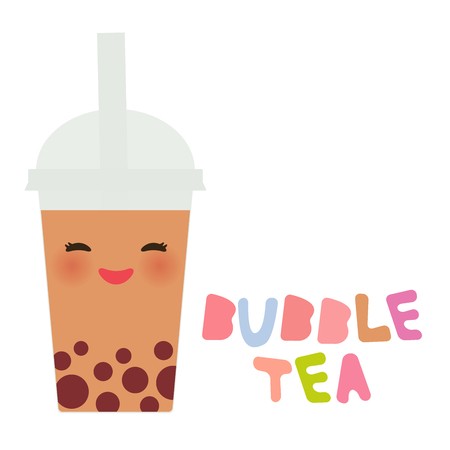 450x450 Cute Bubble Tea With Fruits And Berries Milk Cocktails In Plastic