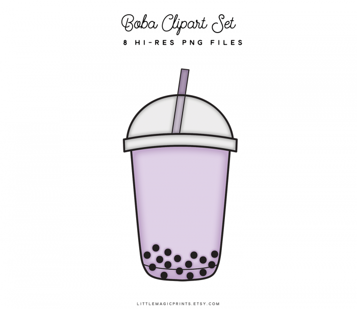 700x607 Boba Png Vector, Clipart