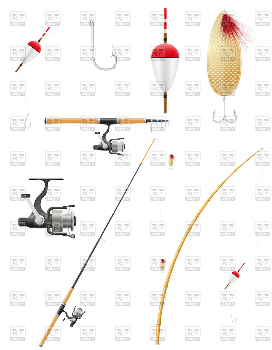 Set Of Fishing Equipment 933x1200 Set Of Fishing Equipment