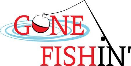 Stock Vector Fishing Bobber, Fish, Vector Art 450x226 Stock Vector Fishing Bobber, Fish, Vector Art