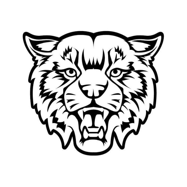 794x794 Bobcat Mascot Instant Download Vector Dxf Etsy