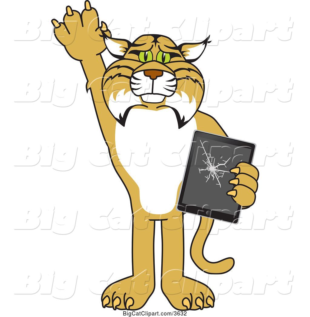 Vector Clipart Of A Cartoon Bobcat School Mascot Confessing 1024x1044 Vector Clipart Of A Cartoon Bobcat School Mascot Confessing
