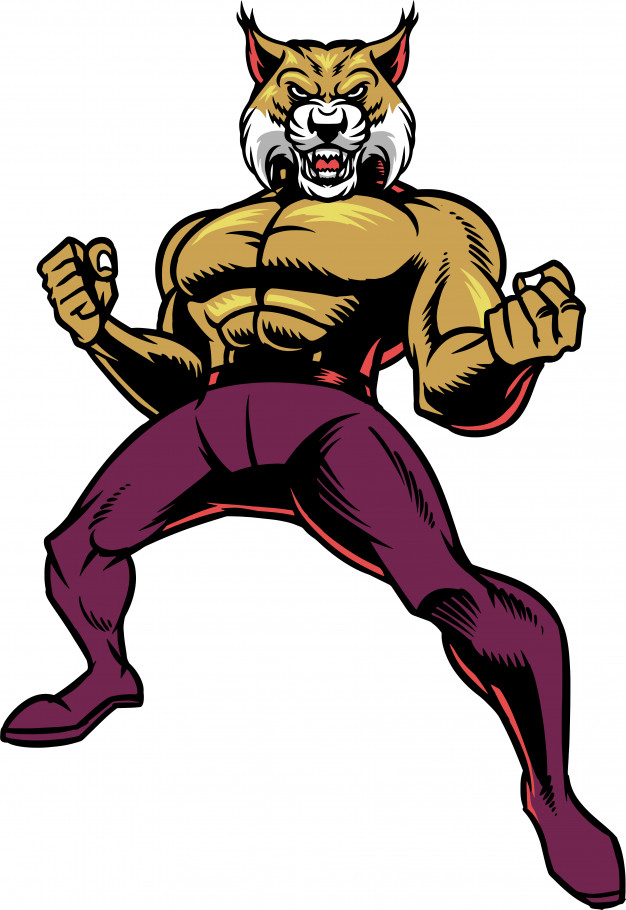 626x910 Fighter Bobcat Vector Premium Download