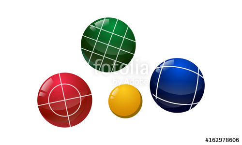 500x300 Bocce Ball Vector Stock Image And Royalty Free Vector