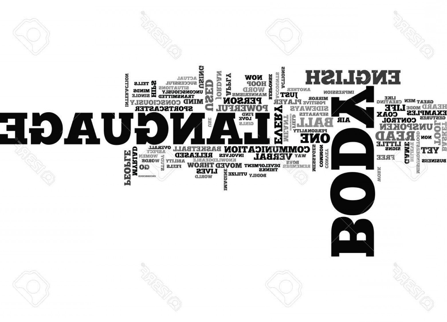 Photostock Vector What Is Body Language Text Word Cloud Concept 1560x1125 Photostock Vector What Is Body Language Text Word Cloud Concept