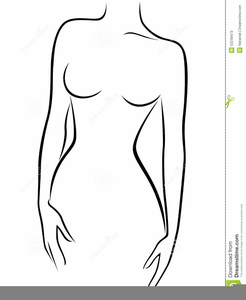246x300 Female Body Outline Clipart Free Images