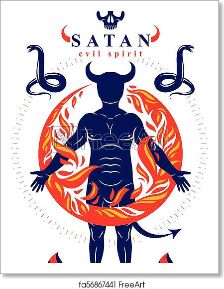 Free Art Print Of Vector Graphic Illustration Of Strong Horned 450x580 Free Art Print Of Vector Graphic Illustration Of Strong Horned