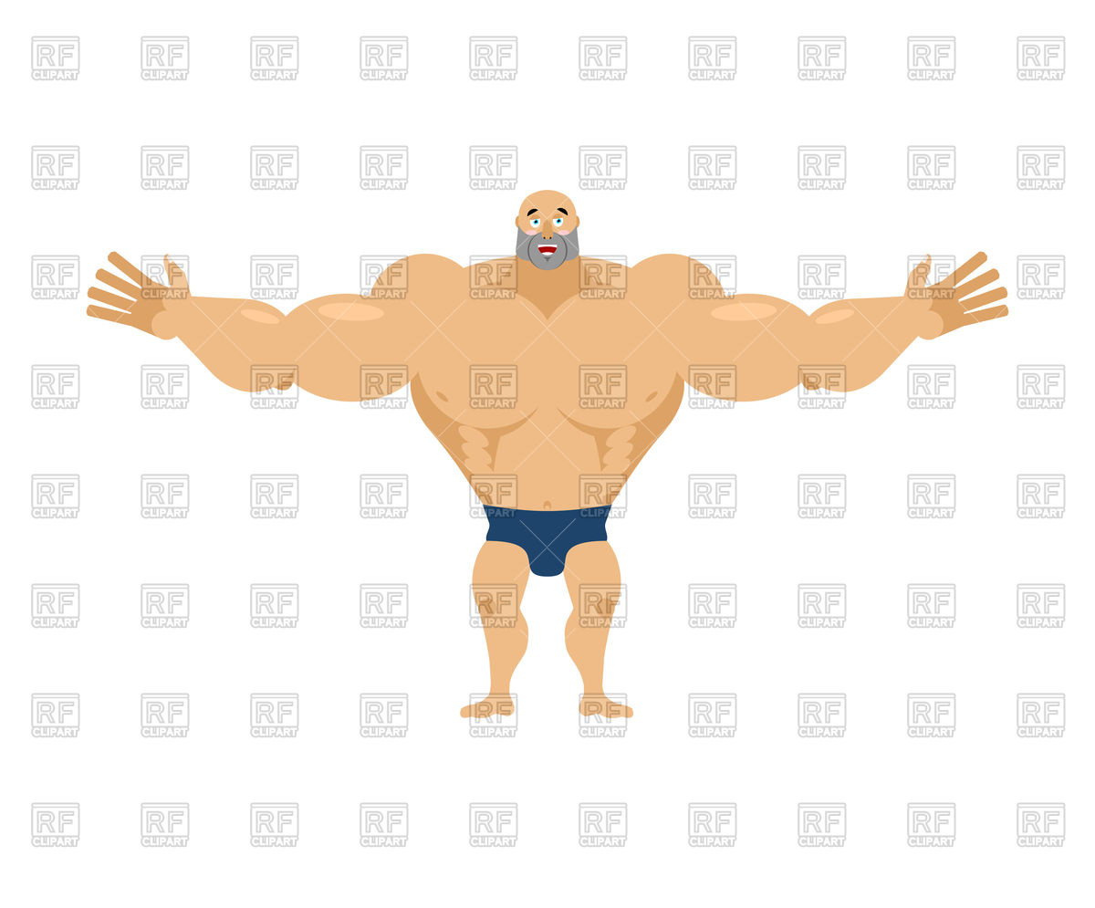 1200x995 Happy Bodybuilder Vector Image Of People Popaukropa