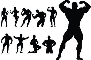 300x200 Bodybuilding Logo Vector