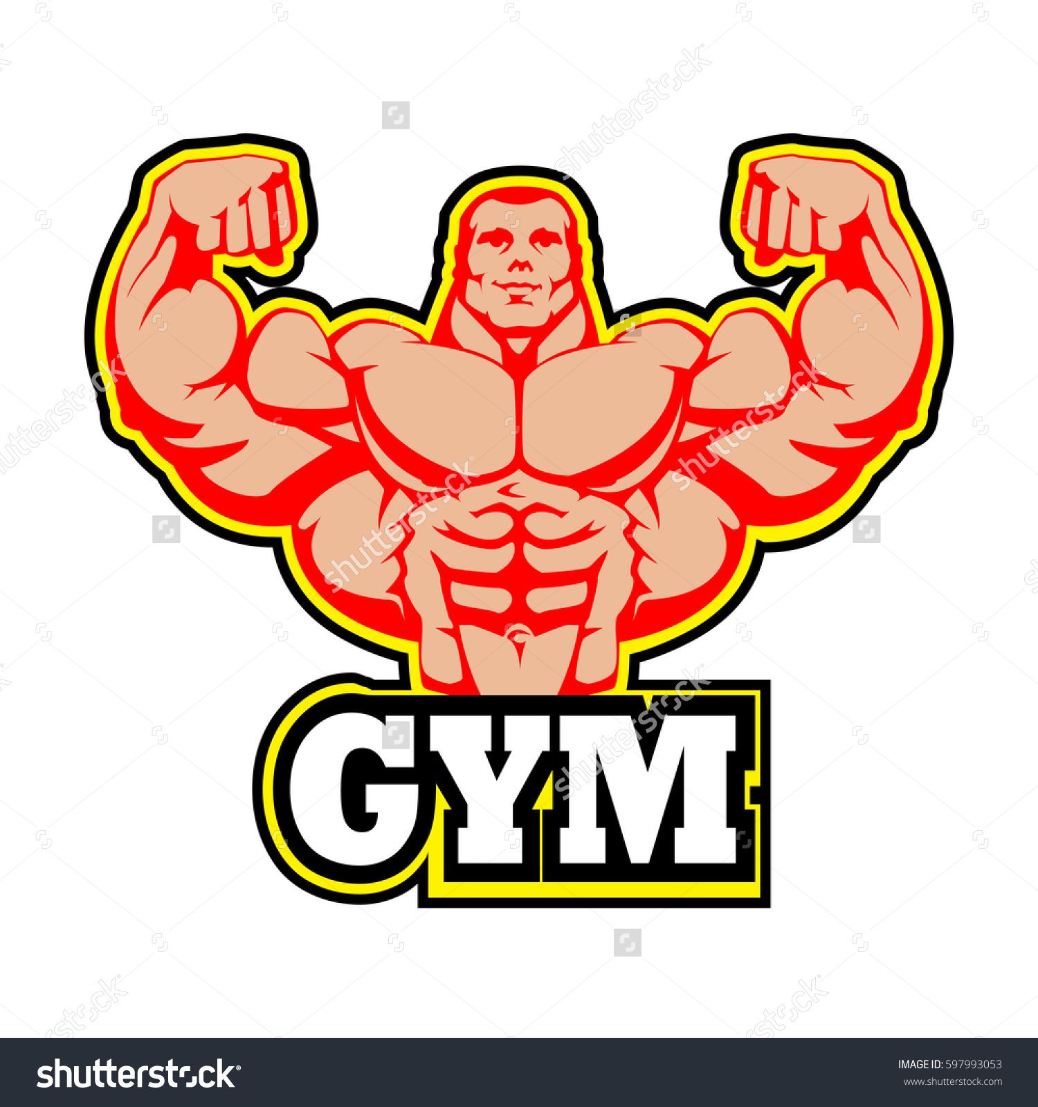 Bodybuilding Logo Vector At Collection Of Bodybuilding Logo Vector Free For