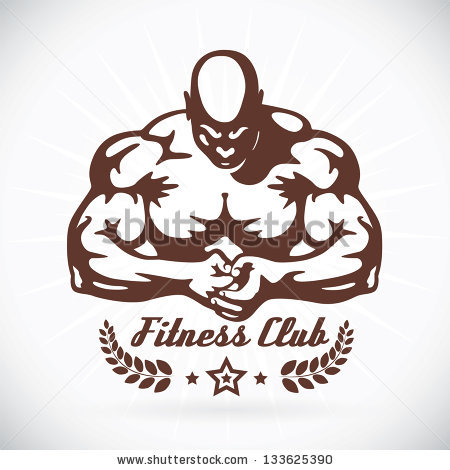 450x470 Training Mile Cycle Bodybuilding Logo Vector