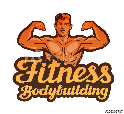 500x459 Fitness Vector Logo Gym, Sport Or Bodybuilding Icon