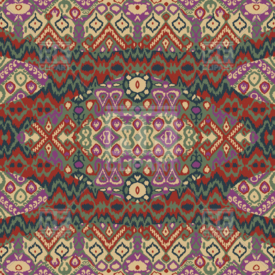 400x400 Ethnic Bohemian Abstract Arabesque Pattern Vector Image