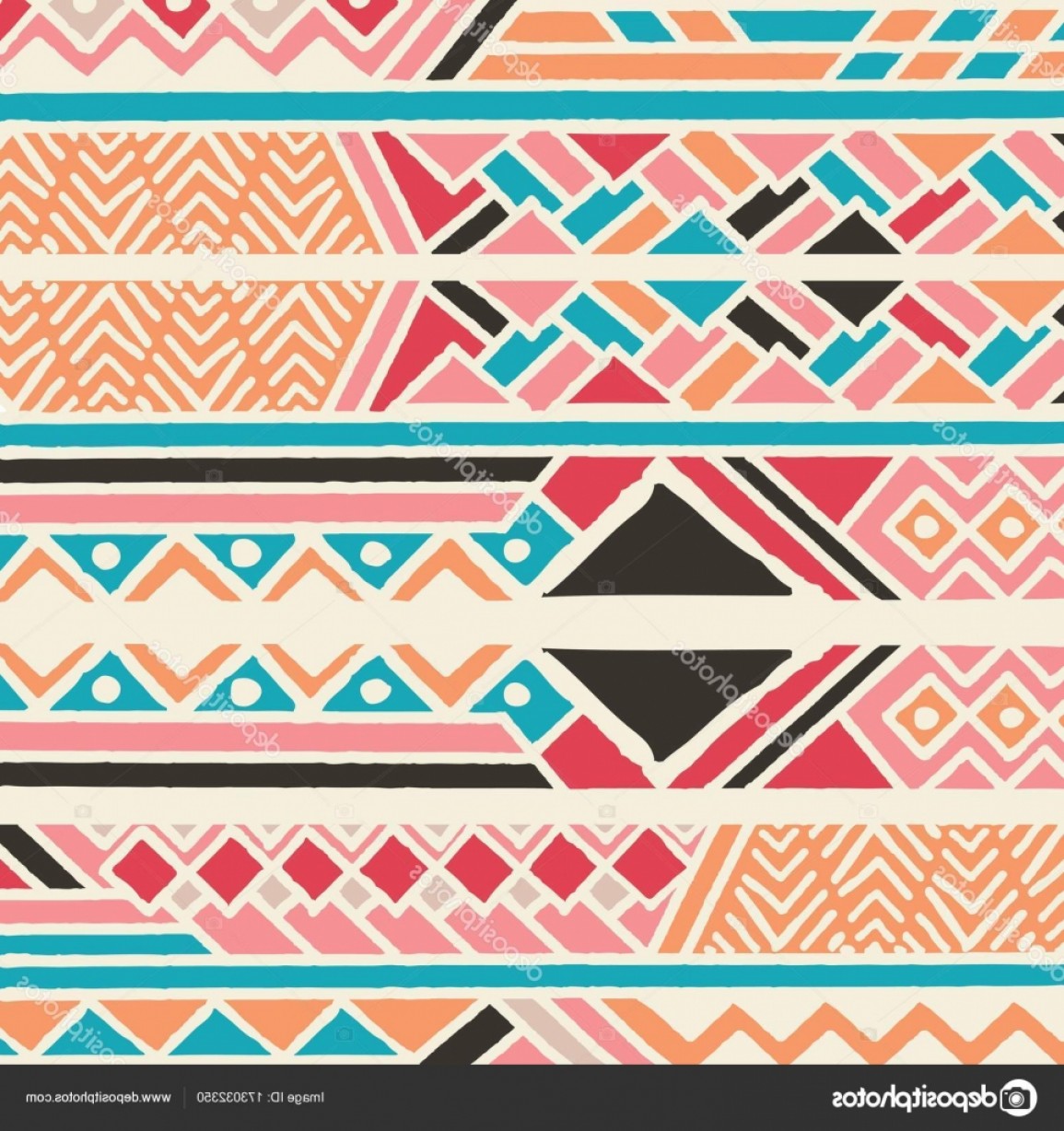 1155x1228 Stock Illustration Tribal Ethnic Colorful Bohemian Pattern Newwaysys