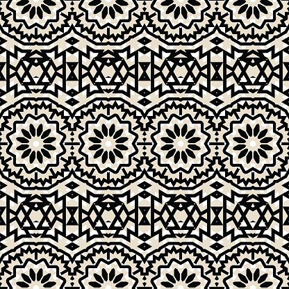 416x416 Vector Ethnic Colorful Bohemian Pattern Premium Clipart