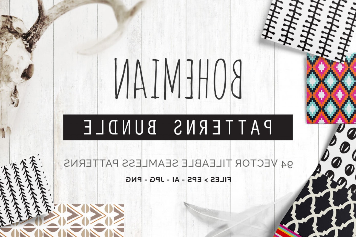 1392x926 Bohemian Seamless Vector Patterns From You And I Graphics Soidergi