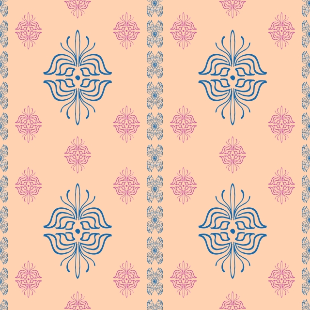 640x640 Bohemian Tribal Seamless Pattern Vector Illustration Popular Women