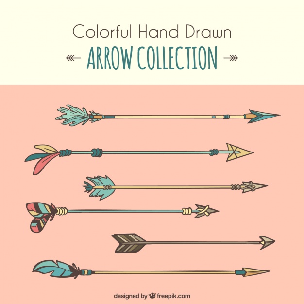 626x626 Set Of Hand Drawn Boho Arrows Vector Free Download