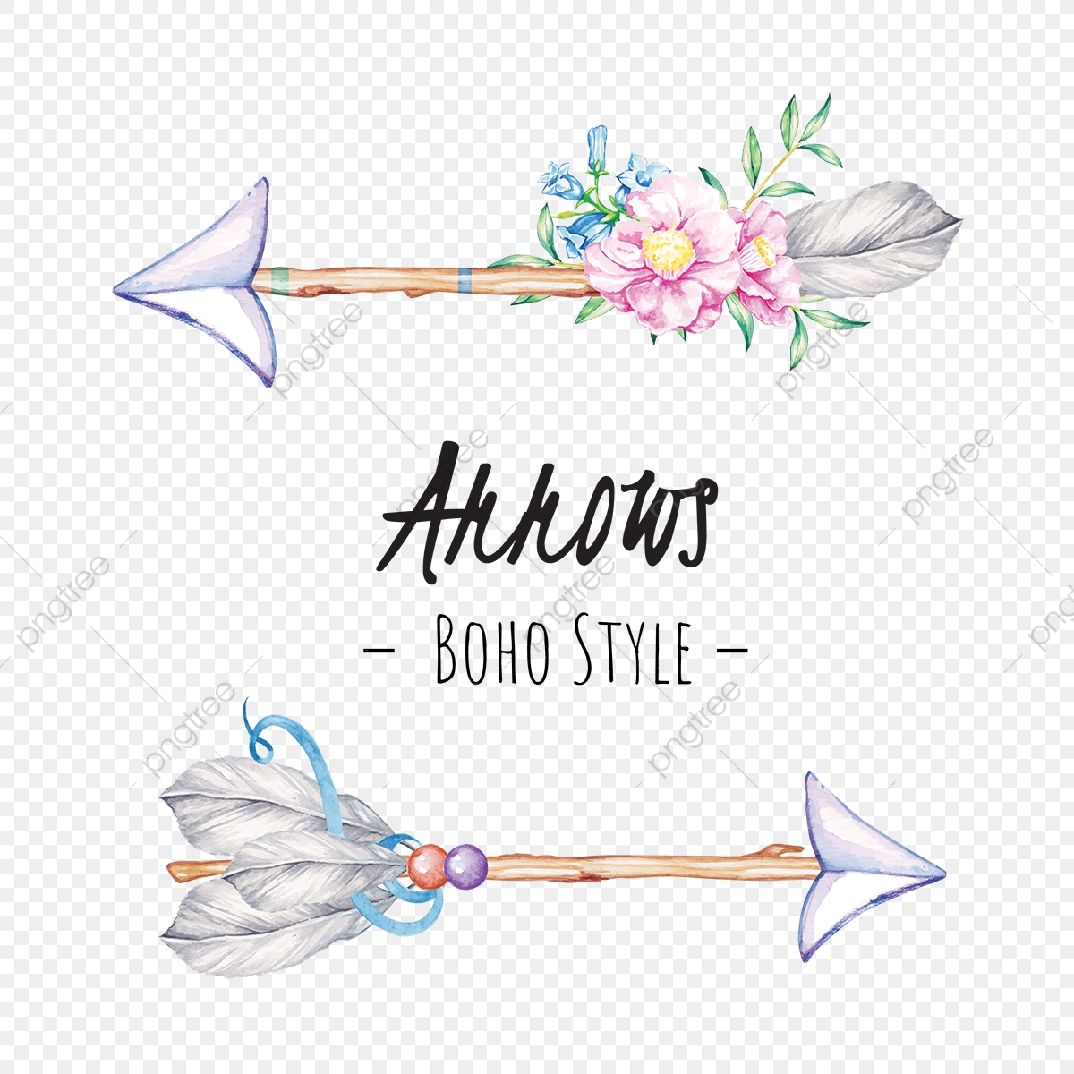 1200x1200 Beautiful Boho Arrows, Beautiful, Flower, Floral Png And Vector