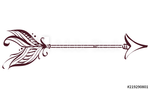500x301 Boho Arrow Design Illustration