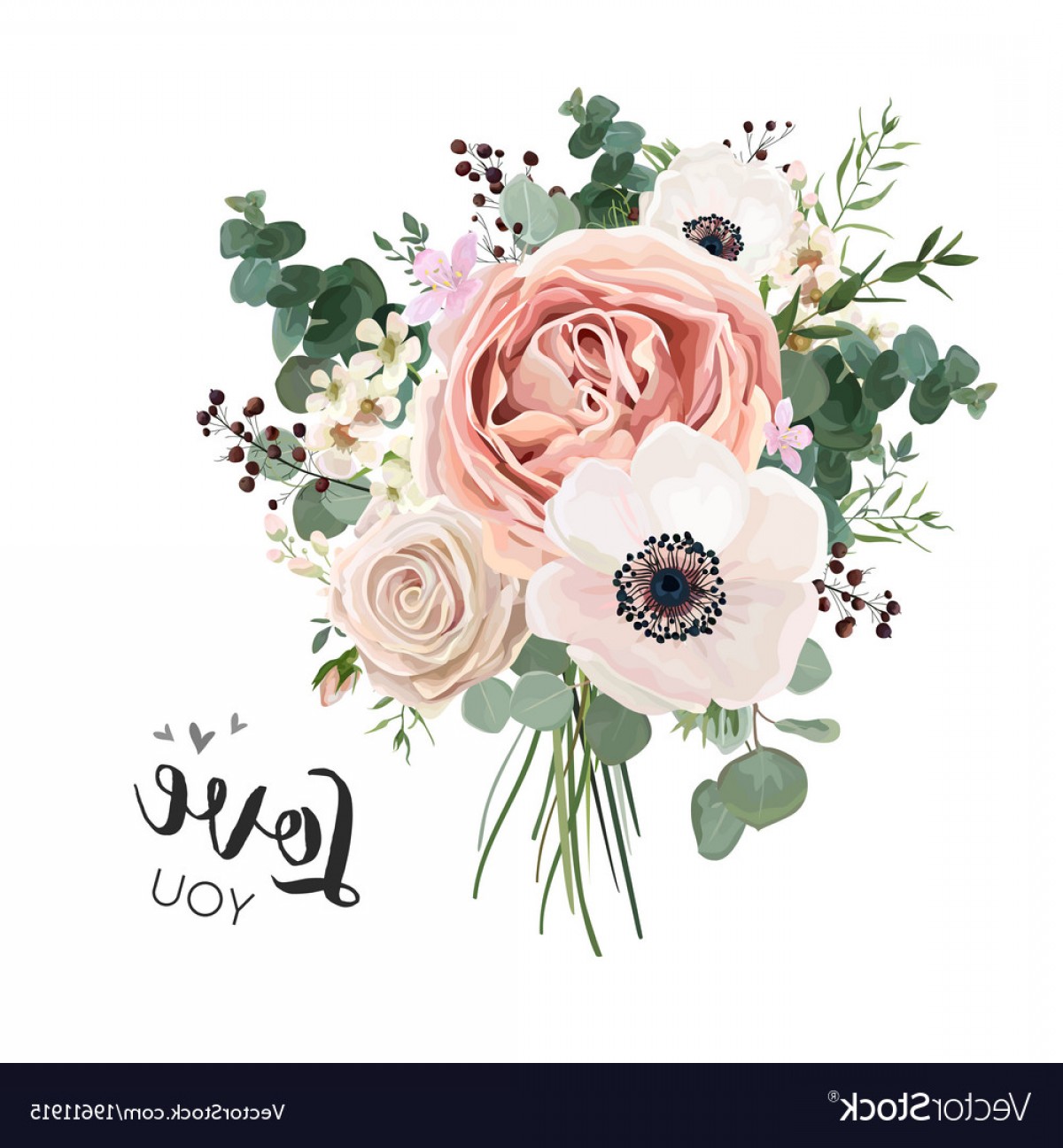 1200x1296 Flower Bouquet Floral Bunch Boho Design Object Vector Soidergi
