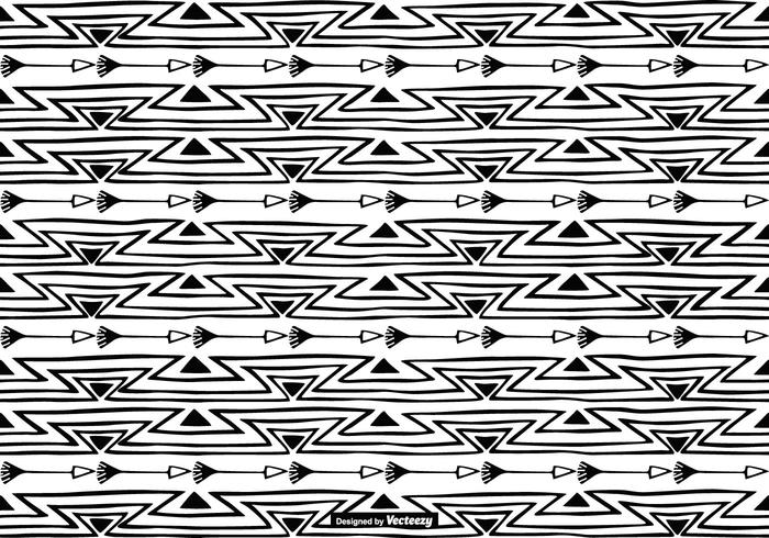700x490 Hand Drawn Boho Style Pattern Background