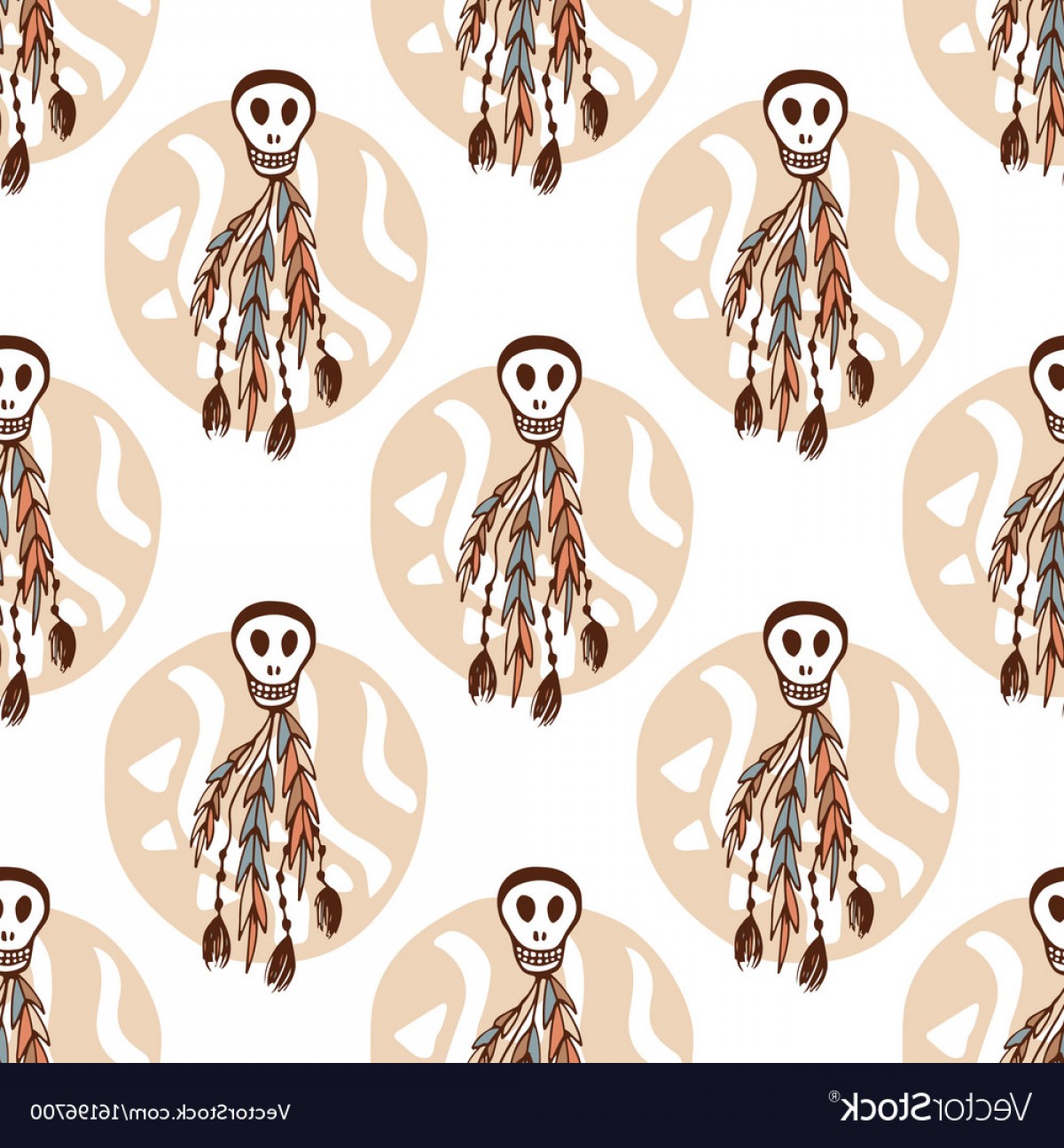 1200x1296 Southwestern Boho Floral Skull Vector Catchsplace