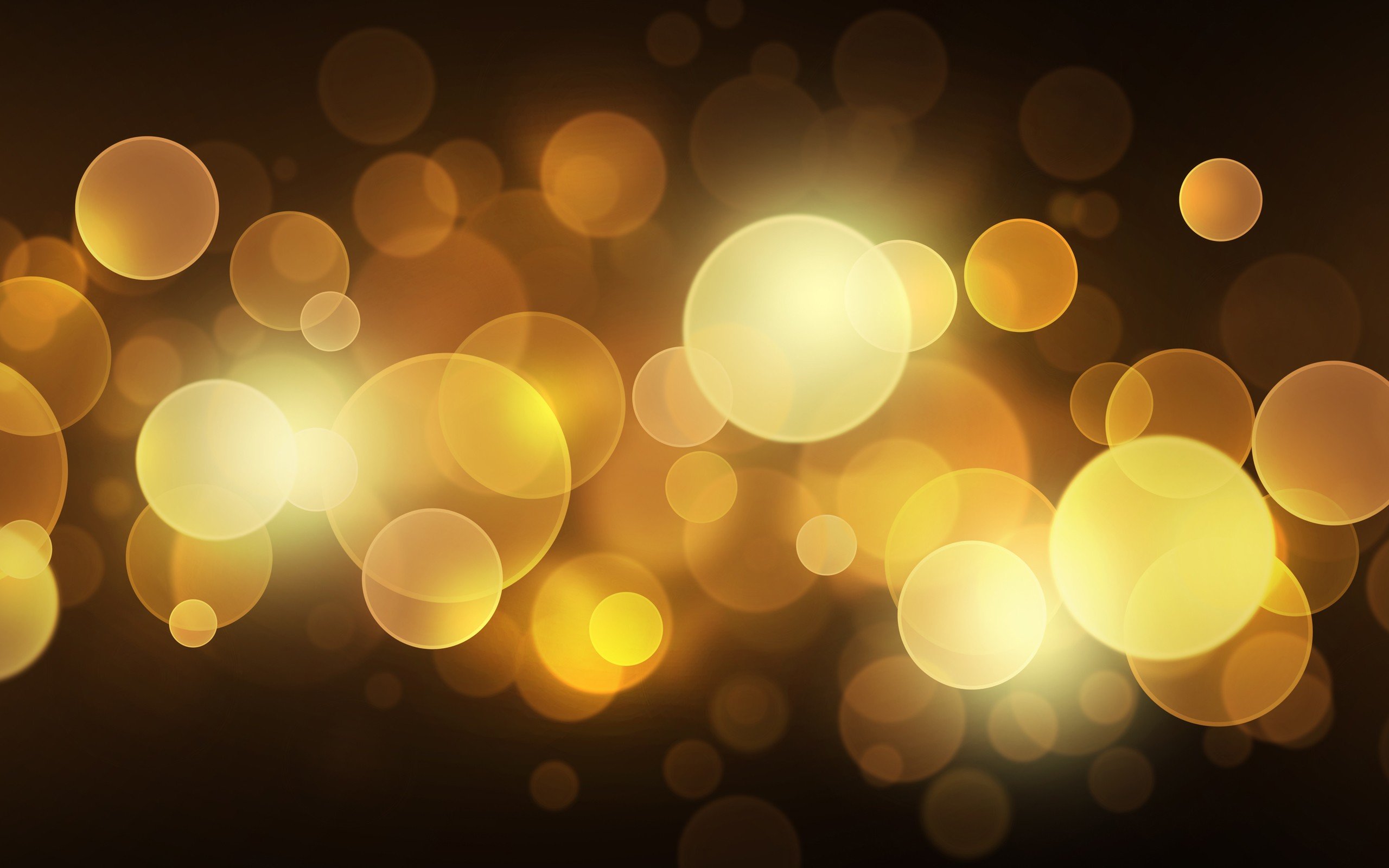 2560x1600 Px Bokeh Vector Art Yellow High Quality Wallpapers,high