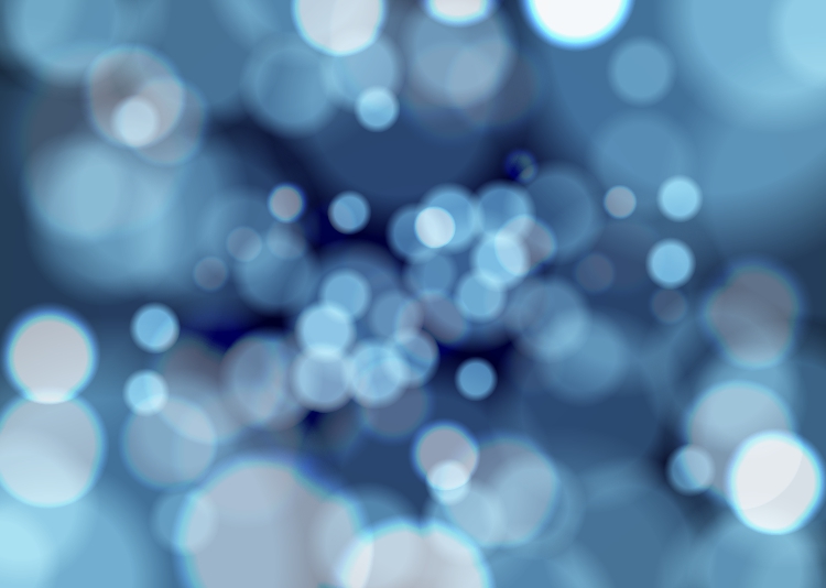 750x534 Blue Bokeh Vector Background