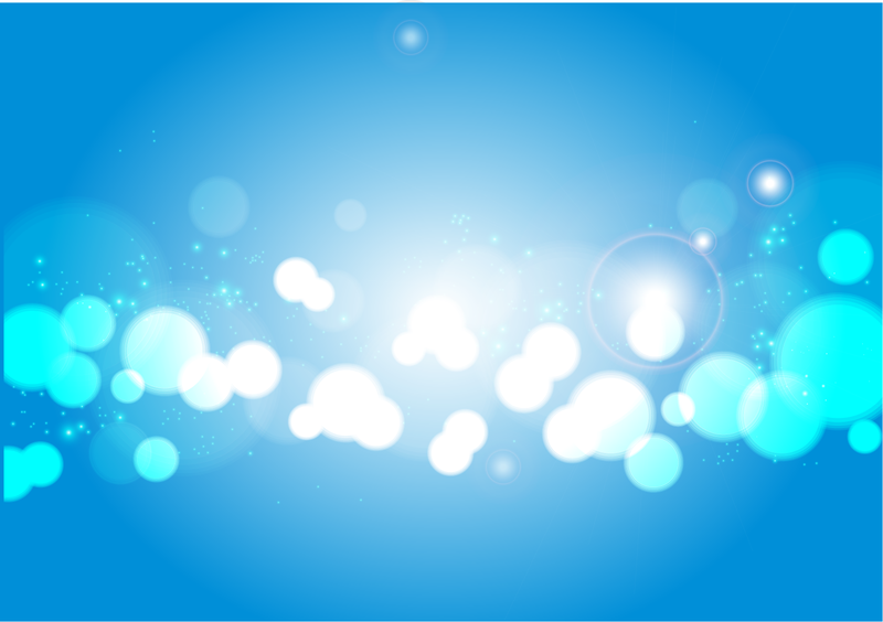 800x564 Light Blue Bokeh