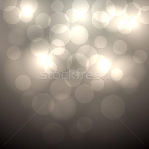 600x600 Abstract Beige Bokeh Vector Background Vector Illustration